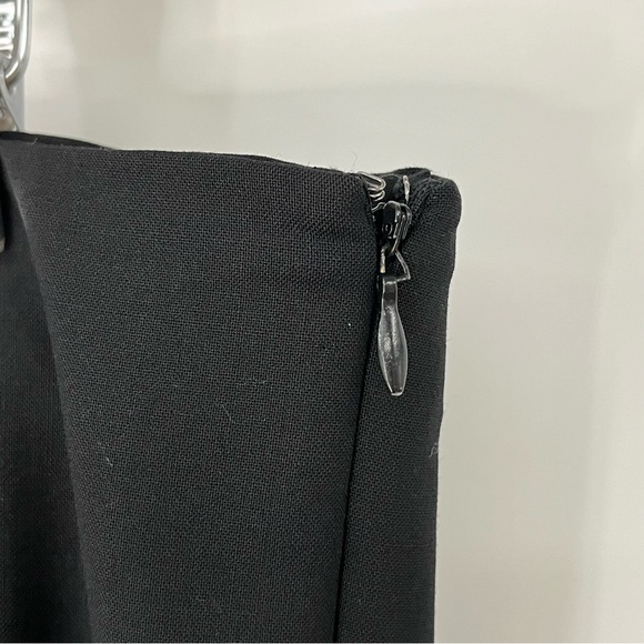 Theory Belisa 3 Slim Ankle Pant Sevona Stretch 0444 Wool Black Dress Pants - Picture 5 of 9